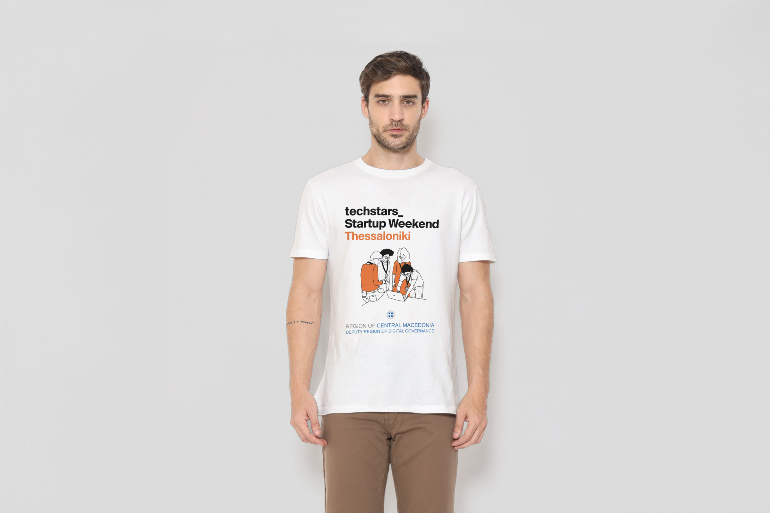 Mens T-Shirt Mockup 1 white